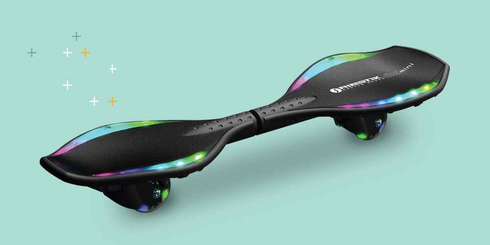 Razor Ripstik Mini DLX Lightshow Skateboard - Black
