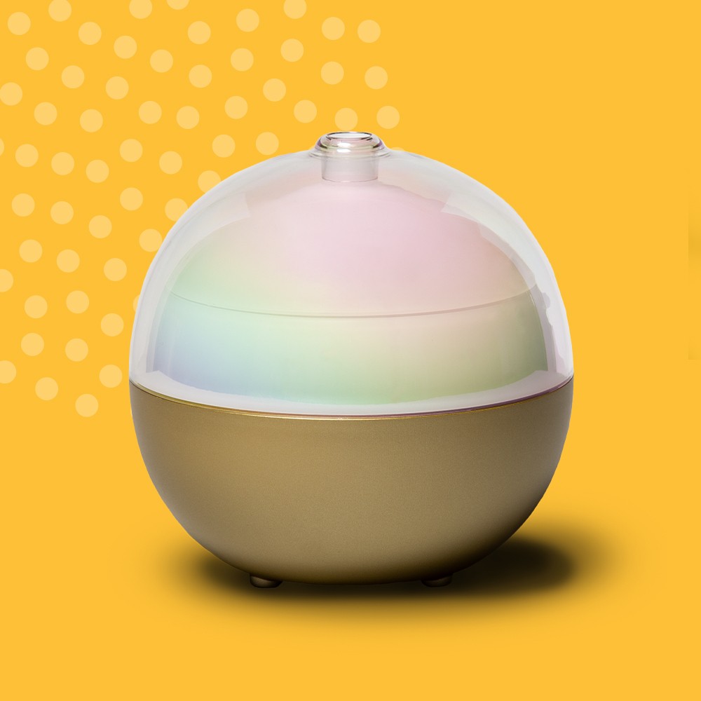 300ml Color-Changing Oil Diffuser White/Gold - Opalhouse™