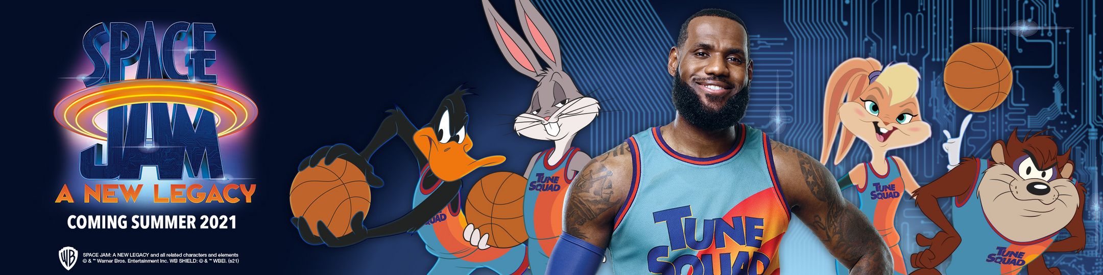 SPACE JAM: A NEW LEGACY  COMING SUMMER 2021 Warner Brothers  SPACE JAM: A NEW LEGACY and all related characters and elements© & ™ Warner Bros. Entertainment Inc. WB SHIELD: © & ™ WBEI. (s21)