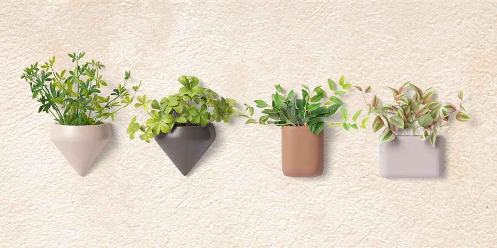 Set of 4 Succulent Wall Planters - Project 62™