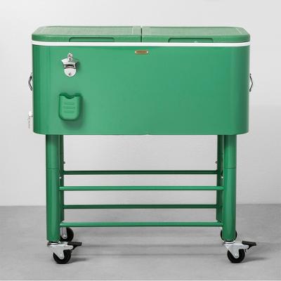 77qt Centennial Rolling Cooler Green - Hearth & Hand with Magnolia