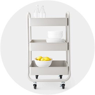 target storage units with baskets