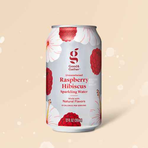 Raspberry Hibiscus Sparkling Water - 8pk/12 fl oz Cans - Good & Gather™, Pomegranate Dragon Fruit Sparkling Water - 8pk/12 fl oz Cans - Good & Gather™, Tropical Cherry Sparkling Water - 8pk/12 fl oz Cans - Good & Gather™