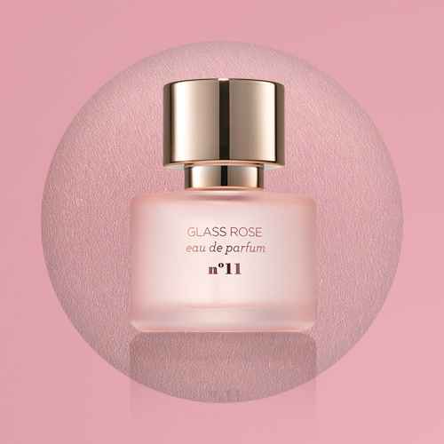 MIX:BAR Glass Rose Eau de Parfum - Clean, Travel Size Perfume Fragrance for Women, Purse Spray