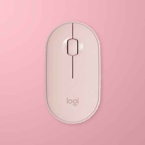 Logitech Pebble Bluetooth Mouse M350 - Pink Rose