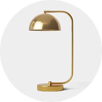 brass nightstand lamp