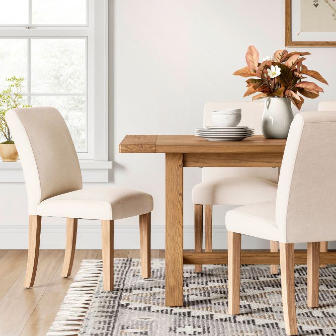 Greenwich Light Taupe Boucle Dining Chair