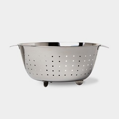 Kitchenaid 5 Quart Colander Stainless Steel Black Rim : Target