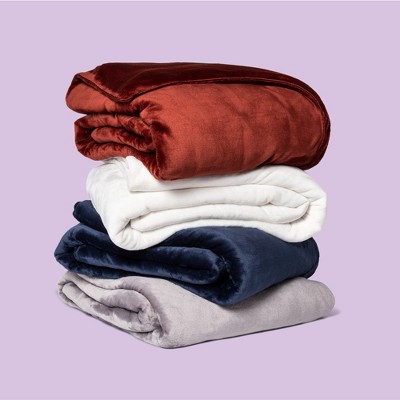 55 X 80 Micro Plush Weighted Blanket With Removable Cover