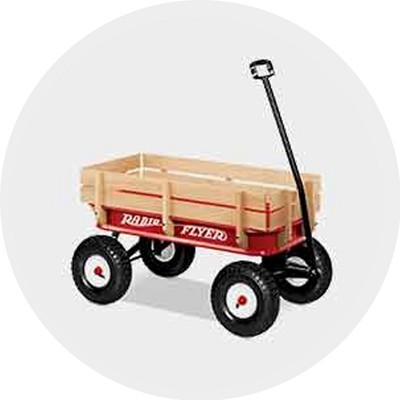 childs pull along cart