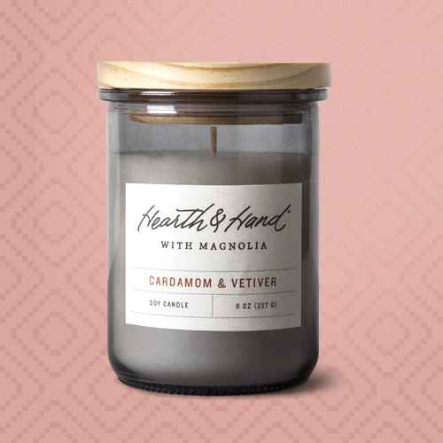 8oz Cardamom & Vetiver Lidded Jar Container Candle - Hearth & Hand™ with Magnolia