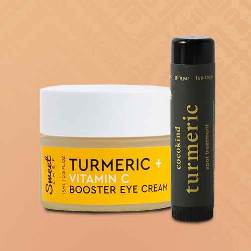 Sweet Chef Turmeric + Vitamin C Booster Eye Cream - 0.5 fl oz, cocokind Turmeric Spot Treatment - .5oz