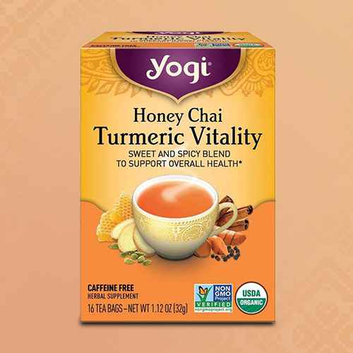 Yogi Tea - Honey Chai Turmeric Vitality Tea - 16ct