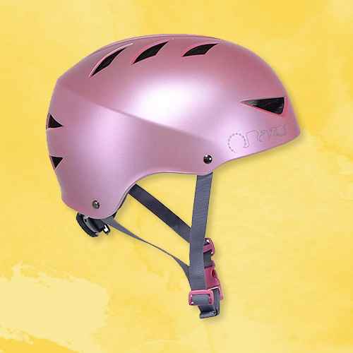 Razor 97863 V-12 Adult One Size Safety Multi Sport Bicycle Helmet with 12 Cooling Vents, Adjustable Strap, and Padding, Satin Pink Quartz