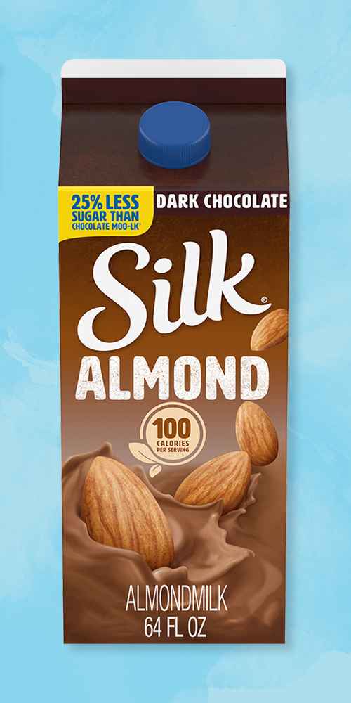 Silk Dark Chocolate Almond Milk - 0.5gal