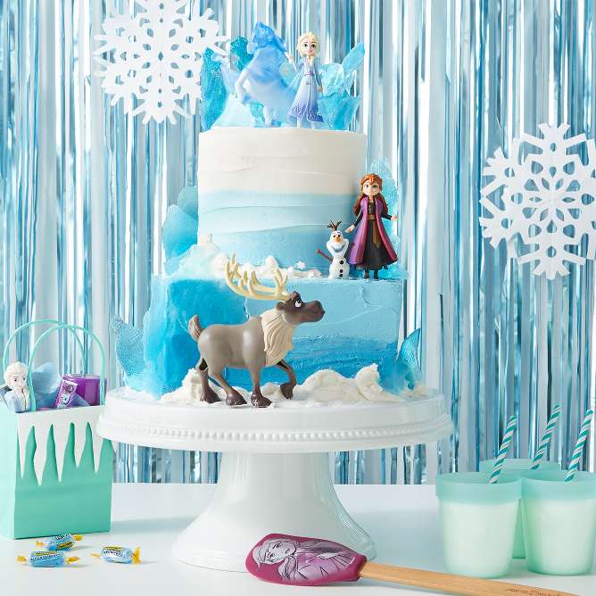 frozen party ideas cake
