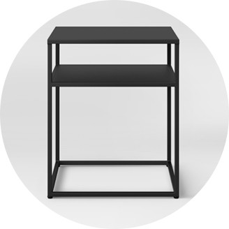 target glass end tables