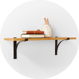 target wood floating shelves