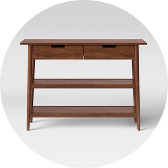 target narrow console table