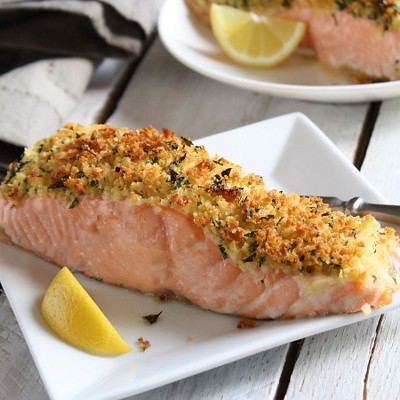 Pan-Seared Salmon with Lemon Pesto Recipe : Target Recipes