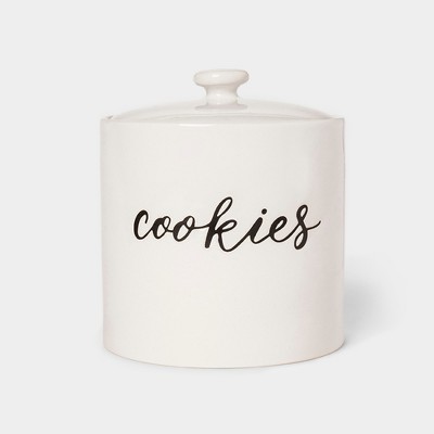 Outshine White Cookie Jar with Airtight Lids, Vintage Cookie Jars for  Kitchen Counter, Decorative Farmhouse Cute Cookie Jar, Kitchen Countertop  Treat Container