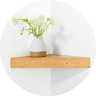 target wood floating shelves