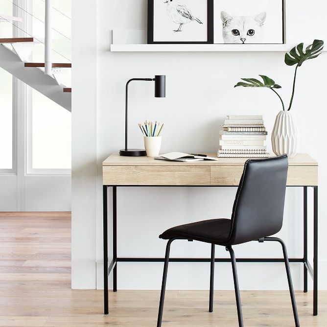 Target store glass desk