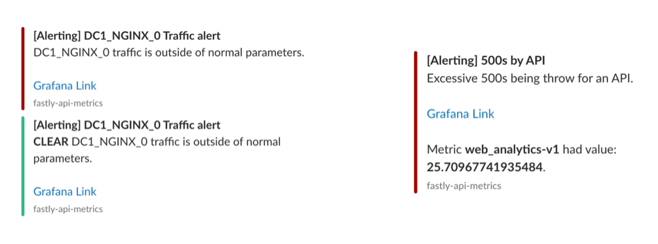 Grafana screenshot alerting DC1_NGINX_0 Traffic