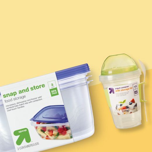 Snap And Store Small Square Food Storage Container - 5ct/25oz - Up & Up™ :  Target