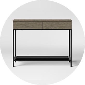 target narrow console table