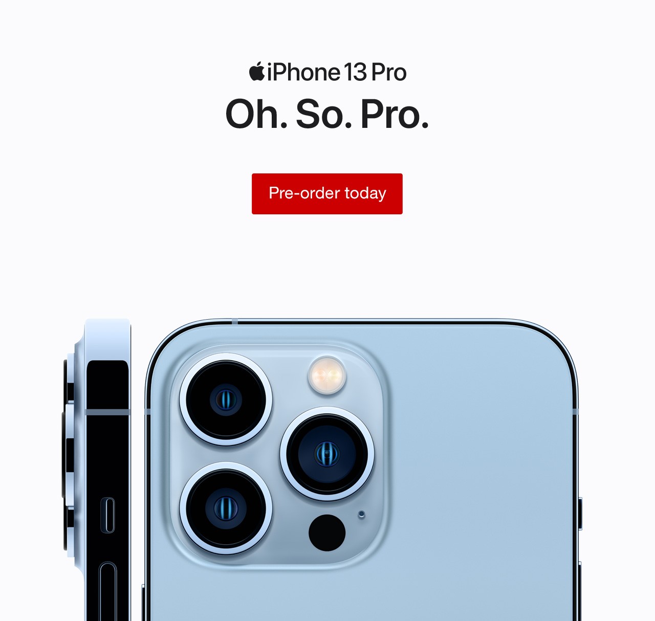 Apple iPhone 13 Pro. Oh. So. Pro. Pre-order Today