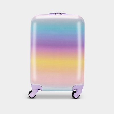 UFNDC Kids Suitcase for Girls, Unicorn Luggage Rolling with Wheels