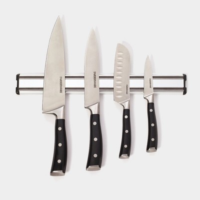 Joseph Joseph 5pc Elevate Steel Block Knife Set With In-drawer Bamboo  Storage Tray Natural Wood : Target