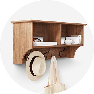 target wooden shelf