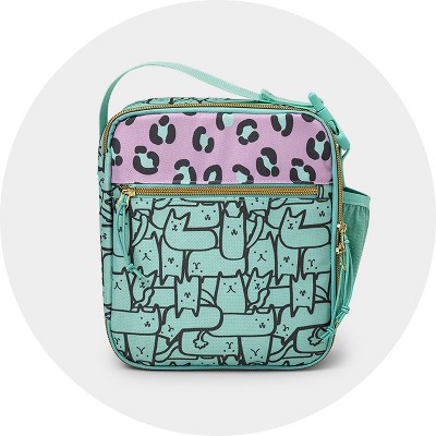 patterned lunch bag