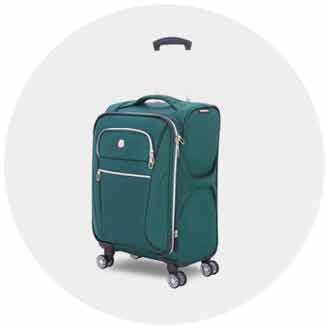 teal luggage