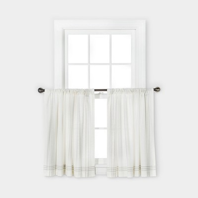 Solid Tier Curtains Target, 24 Inch Curtains Target