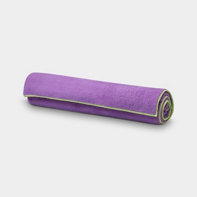 Gaiam Yoga Mat Towel - Vivid Blue/Fuchsia, 1 ct - Fry's Food Stores