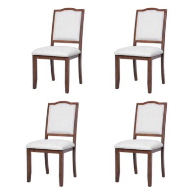Dining Chairs Upholstered Chairs Upholstered Bench with Padded Seat & Solid Wood Leg, Mid-Century Modern-Modernluxe