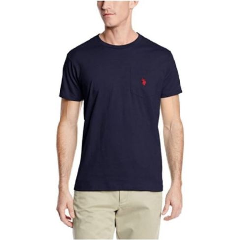 U.s. Polo Assn. Mens Solid Crew Neck Short Sleeve Pocket T-shirt : Target